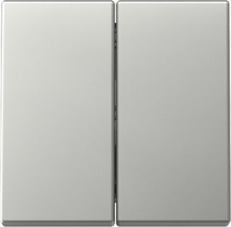 Gira System 55 Dual Stainless Steel Rocker Switch - 3295600