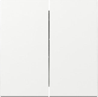Gira Système 55 Double Interrupteur Capot Blanc Pur - 329503