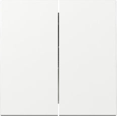 Gira Système 55 Double Interrupteur Capot Blanc Pur - 329503