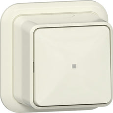 Gira Interrupteur À Bascule Momentané À 2 Voies Avec Lampe Pilote - 315610