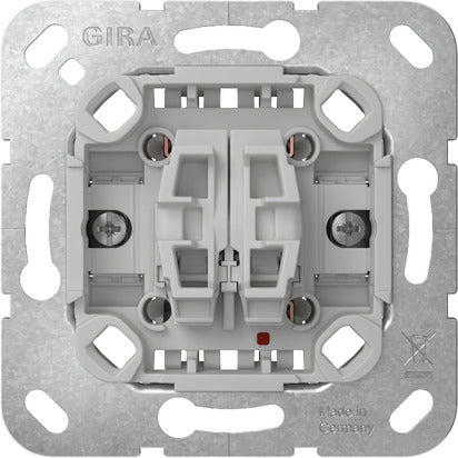 Gira Series Switch Insert 10A 250V Two Gang - 312500