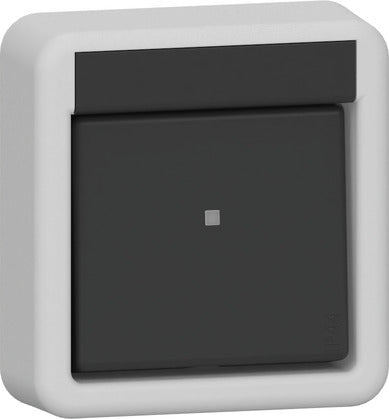 Gira Interrupteur Croisé Rocker 10AX 250V Gris - 310735