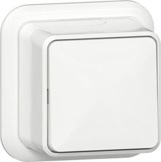 Gira Surface Mount Intermediate Switch Pure White - 310711