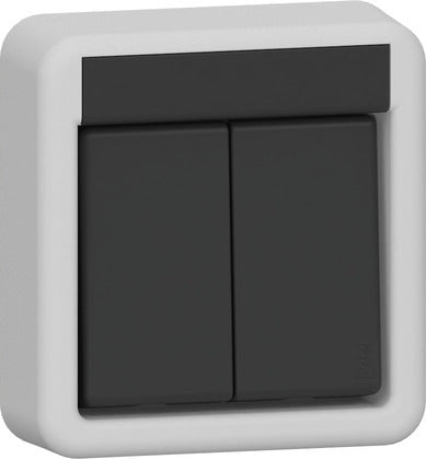 Série Gira IP44 Interrupteur À Bascule Gris - 310535