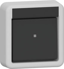 Gira IP44 Interrupteur À Bascule Deux Pôles En Surface Gris - 310235