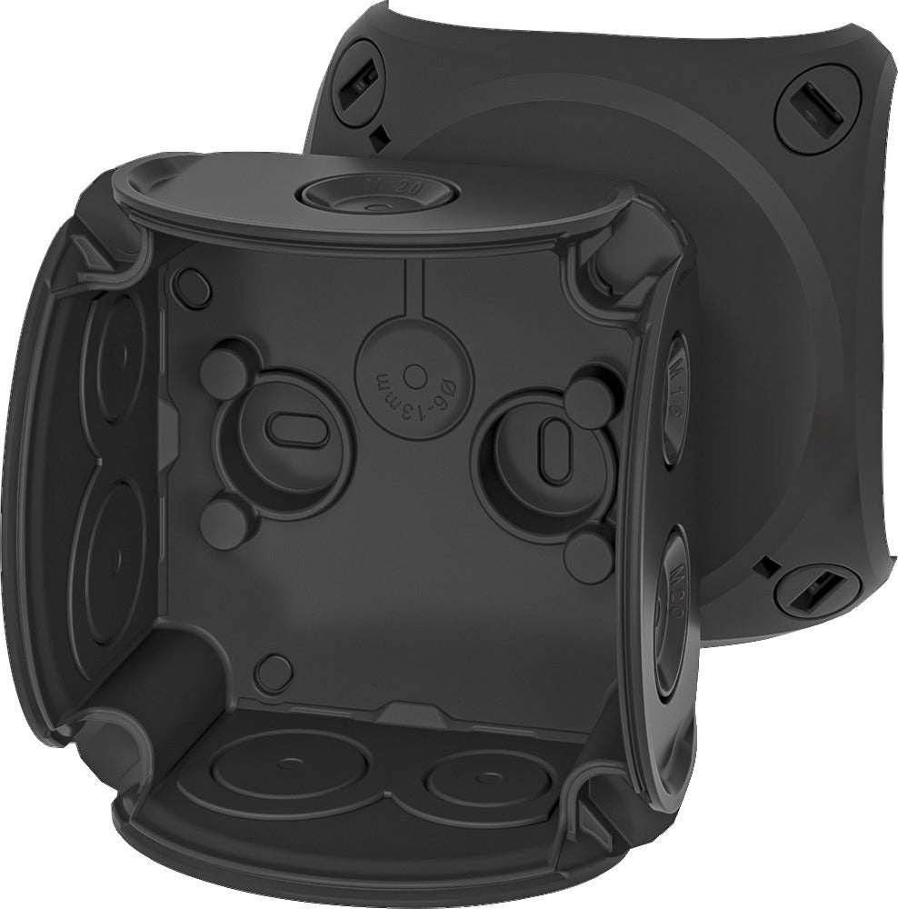 Hensel Boîte De Jonction IP66 BM0 Avec Membranes M16/M20 - DK 0100 B [2 Pièces]