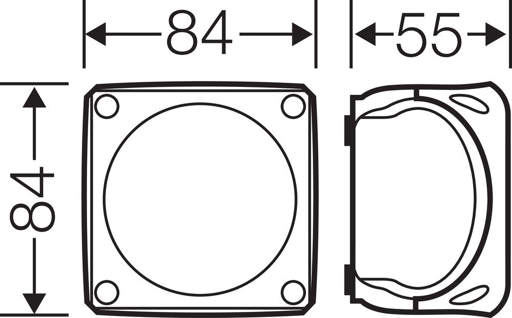 Hensel IP66 Junction Box With Membrane Glands - DK 0100 G [2 Pieces]