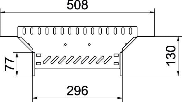 Tiroir De Câble T Pièce Ajout 60x300 Acier Galvanisé - 6042117