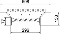 Tiroir De Câble T Pièce Ajout 60x300 Acier Galvanisé - 6042117