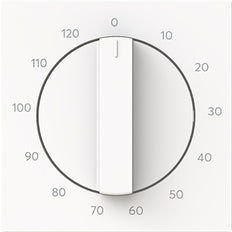 Plaque De Contrôle Du Minuteur ABB Busch Avec Bouton De Rotation De 120 Min - 2CKA001753A9979