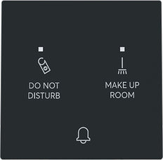 ABB DND MUR LED Bouton Poussoir Interrupteur 24V Noir - 2CKA001751A3404