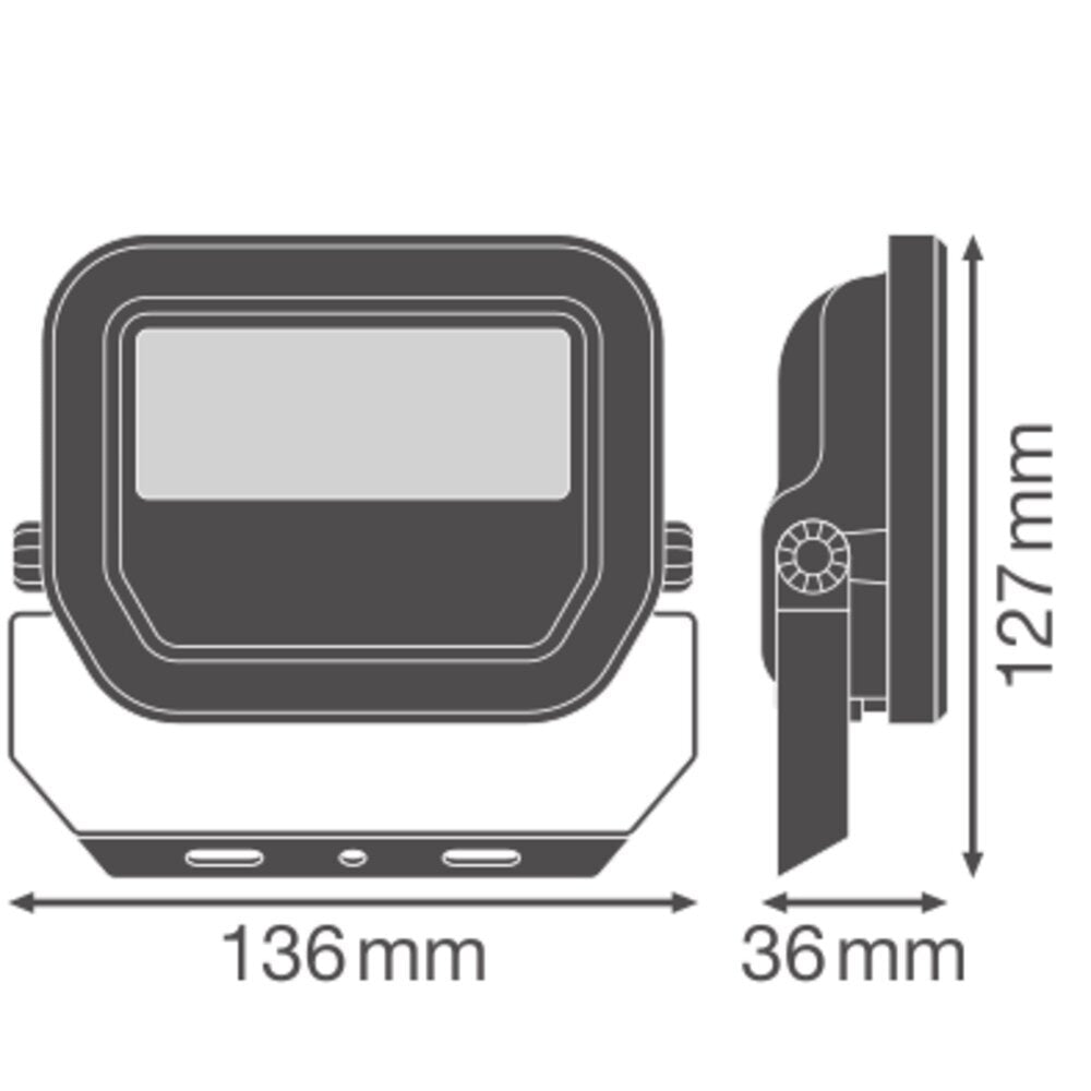 Projecteur Led 8W 4000K IP66 Multi Lumens - 4099854305665