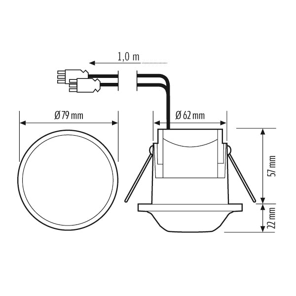 Détecteur De Mouvement Au Plafond 360° Avec Connecteur GST - EB10431814