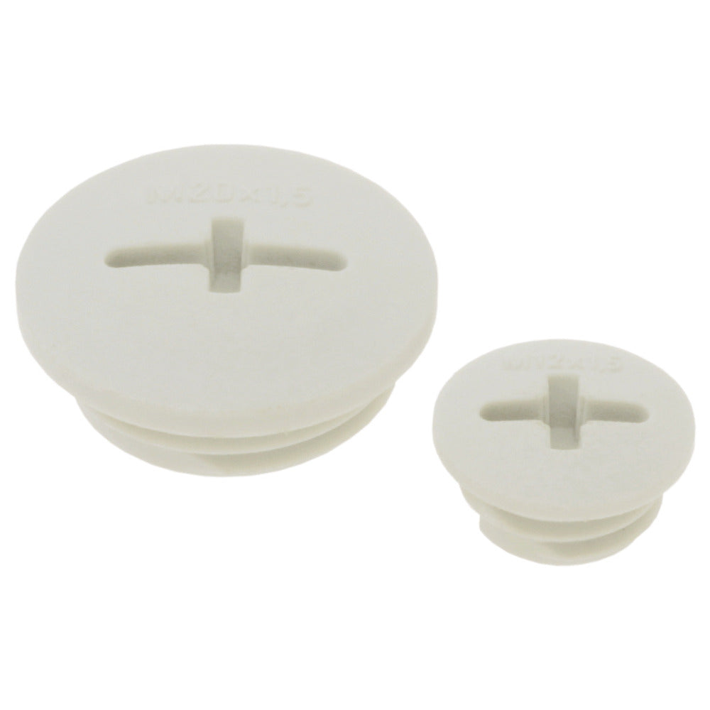 Skindicht M40 Fiberglass Reinforced Blind Plug RAL7035 - 52006150 [20 Pieces]