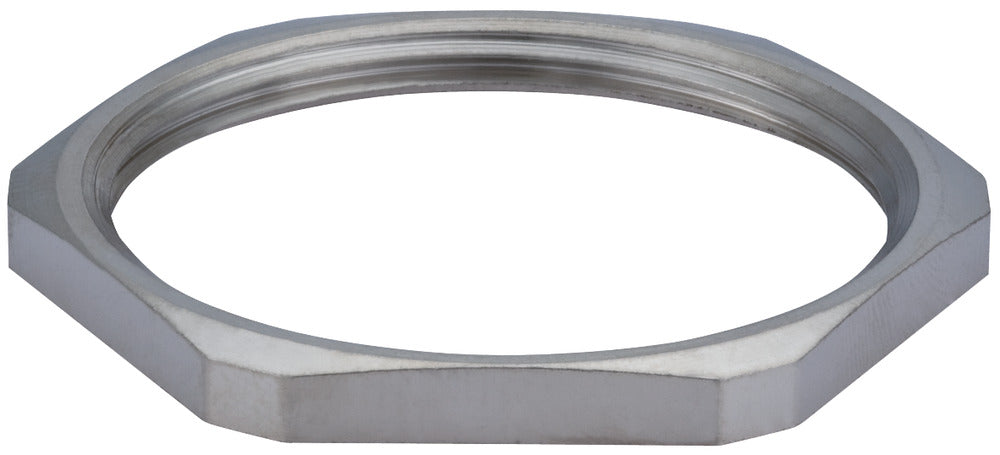 Hummel M12x1.5 Nickel Plated Brass Lock Nut - 1161120050 [50 Pieces]