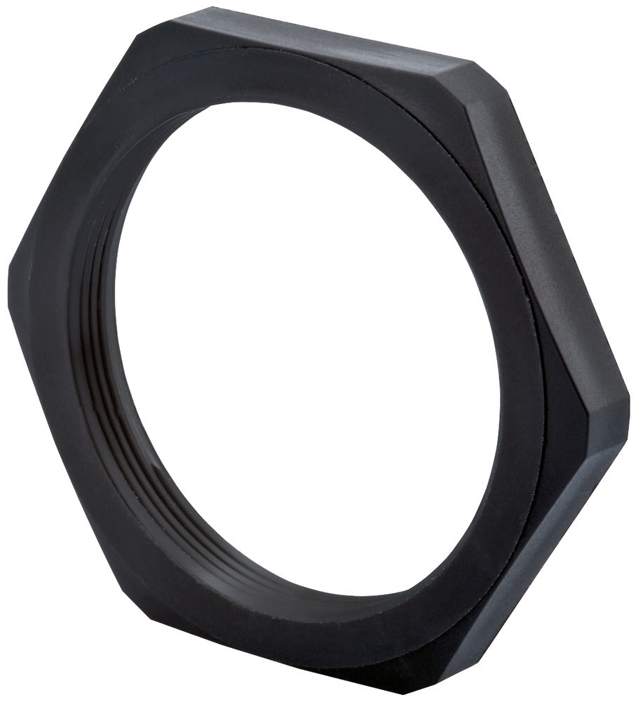 GM-FS M16x1.5 Polyamide Locknut Black - 1262160150 [50 Pieces]