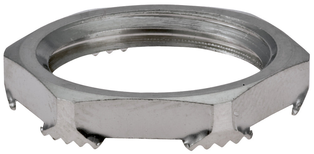 Hummel GM-EMC M25 Nickel Plated Brass Lock Nut - 1167250050 [2 Pieces]