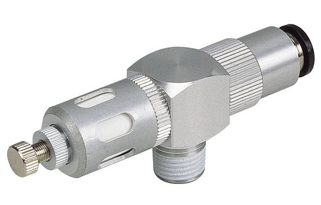 IN-6mm OUT-R1/8" Needle Silencer Quick Exhaust Valve 02
