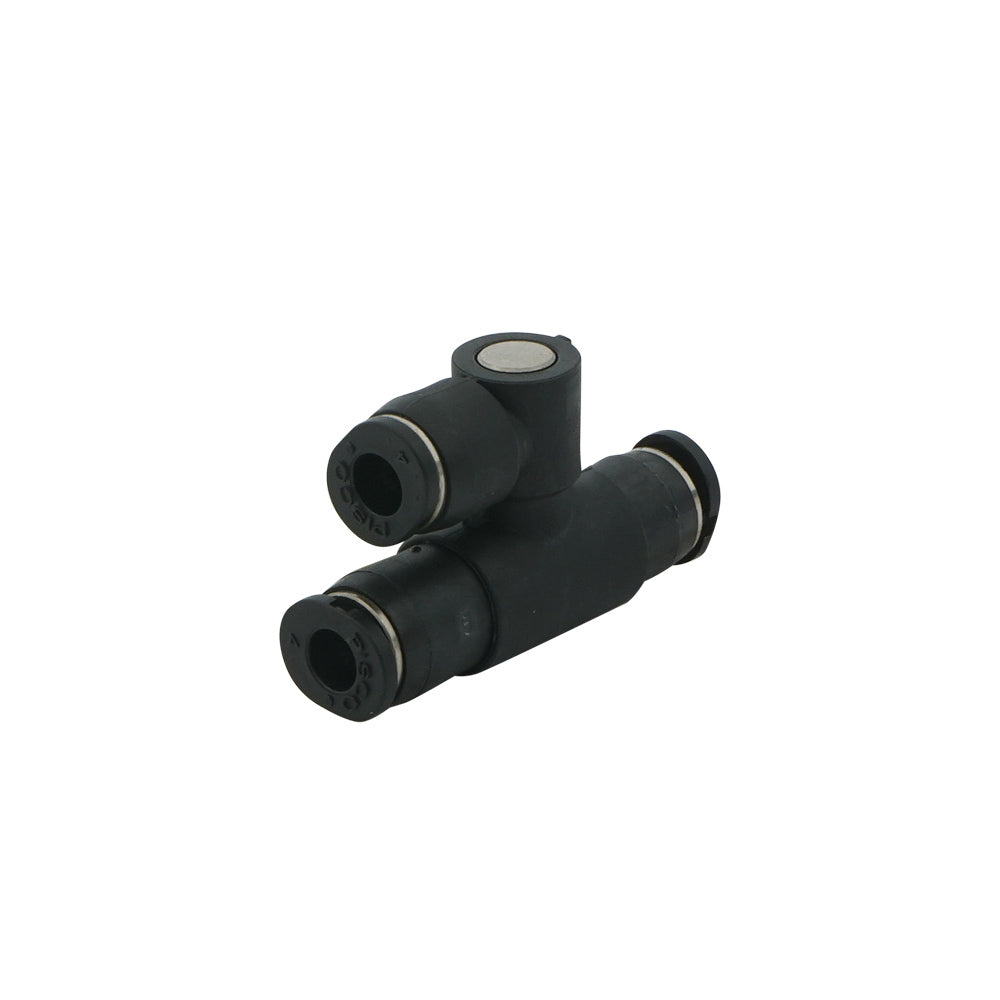 Soupape d'échappement rapide à tube droit avec union 4mm - 4mm
