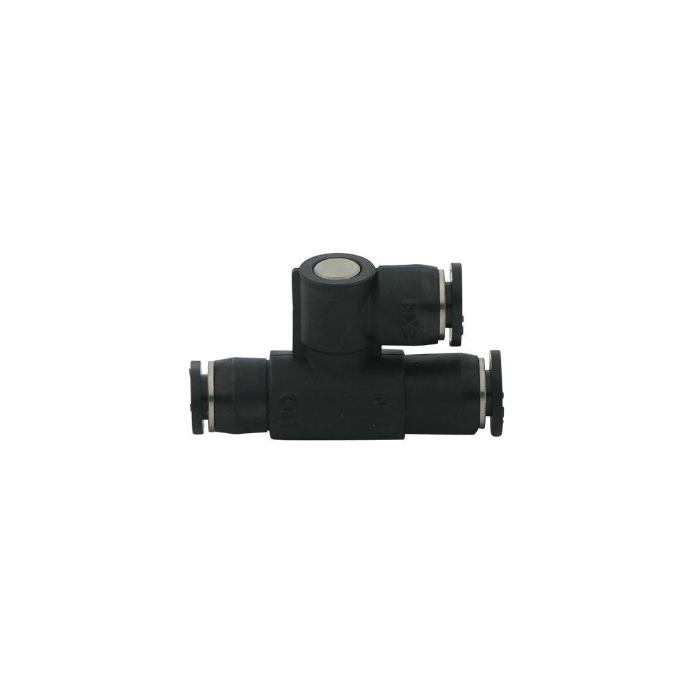 Soupape d'échappement rapide à tube droit avec union 4mm - 4mm