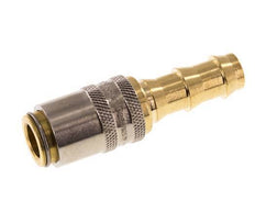 Brass DN 6 Mold Coupling Socket 9.5 mm Hose Pillar