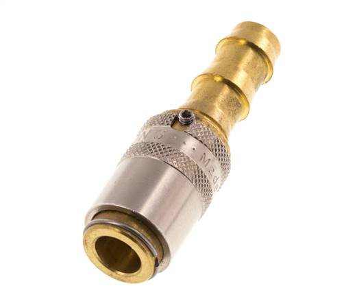 Manchon d'accouplement en laiton DN 6 9,5 mm Pilier de tuyau Protection contre le déverrouillage