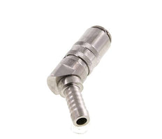 Acier inoxydable DN 6 (Micro) Manchon d'accouplement d'air Douille 9 mm Pilier de tuyau Double obturation