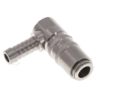 Acier inoxydable DN 6 (Micro) Manchon d'accouplement d'air douille 9 mm Pilier de tuyau