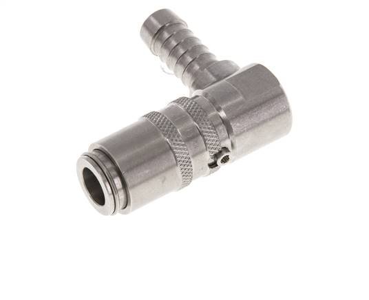 Acier inoxydable DN 6 (Micro) Manchon d'accouplement d'air douille 9 mm Pilier de tuyau