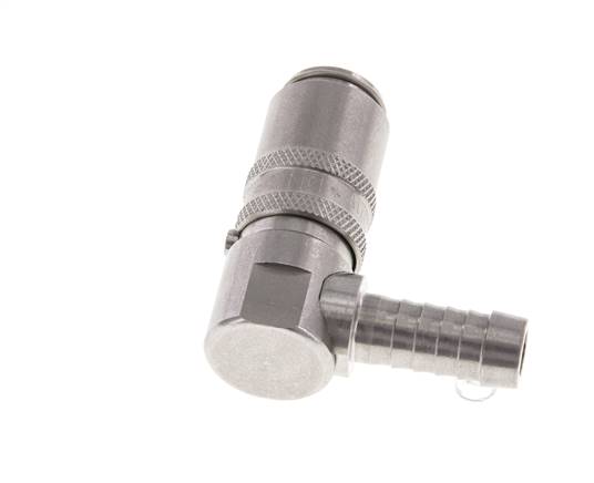 Acier inoxydable DN 6 (Micro) Manchon d'accouplement d'air douille 9 mm Pilier de tuyau