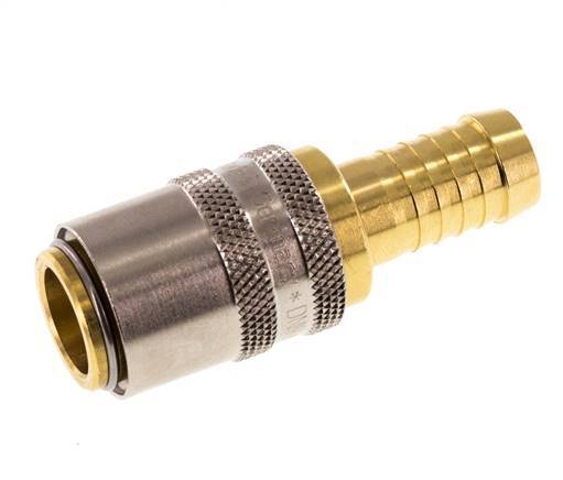Brass DN 9 Mold Coupling Socket 13 mm Hose Pillar