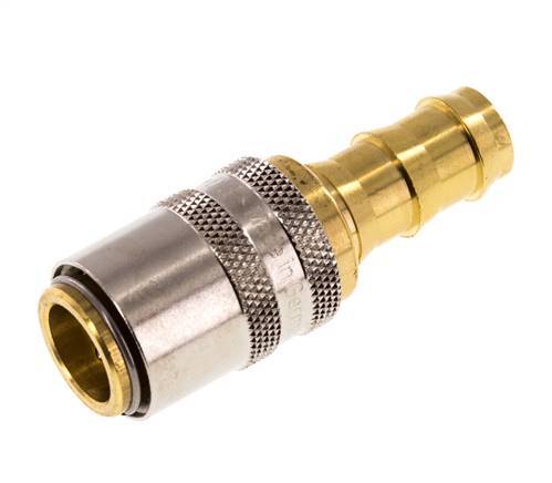 Brass DN 9 Mold Coupling Socket 12.7 mm Hose Pillar