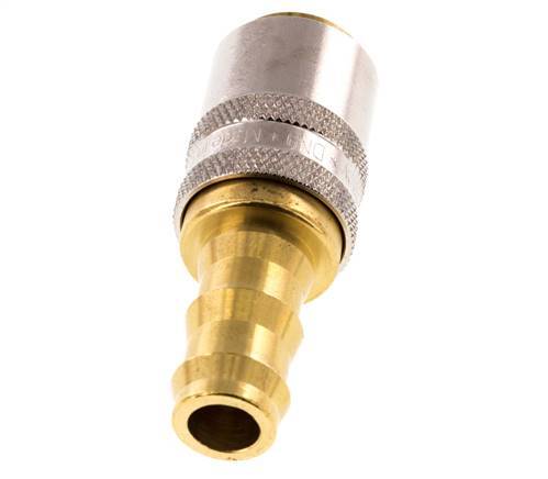 Brass DN 9 Mold Coupling Socket 12.7 mm Hose Pillar