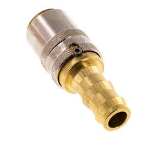 Brass DN 9 Mold Coupling Socket 12.7 mm Hose Pillar Unlocking Protection