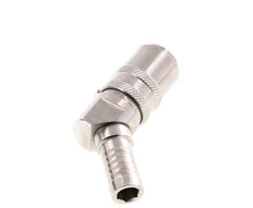 Acier inoxydable DN 9 (Micro) Manchon d'accouplement d'air Douille 13 mm Pilier de tuyau Double obturation