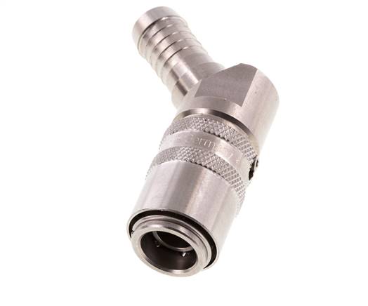 Acier inoxydable DN 9 (Micro) Manchon d'accouplement d'air douille 13 mm Pilier de tuyau