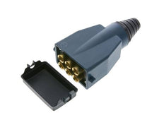Bouchon multi-accouplement en laiton 6x6 mm Raccords instantanés Double obturation