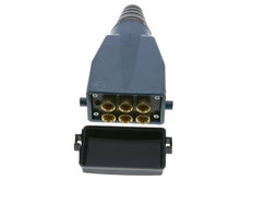 Bouchon multi-accouplement en laiton 6x6 mm Raccords instantanés Double obturation