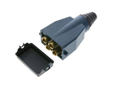 Bouchon multi-coupleur en laiton 4x8 mm Raccords instantanés double obturation