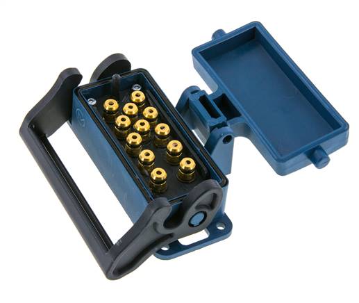 Douille multi-accouplement en laiton 12x4 mm Raccords à enfoncer Protection contre le déverrouillage
