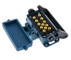 Douille multi-accouplement en laiton 12x4 mm Raccords à enfoncer Protection contre le déverrouillage