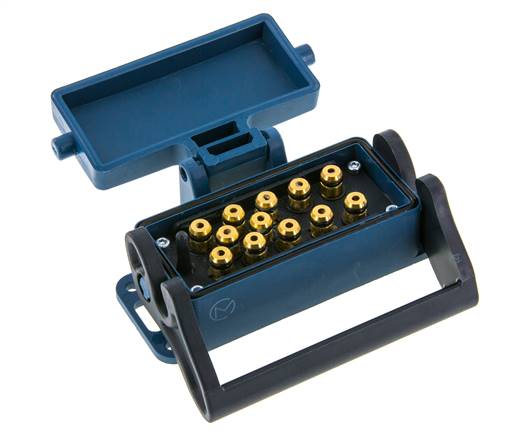 Douille multi-accouplement en laiton 12x4 mm Raccords à enfoncer Protection contre le déverrouillage