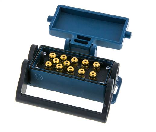 Douille multi-accouplement en laiton 12x4 mm Raccords à enfoncer Protection contre le déverrouillage