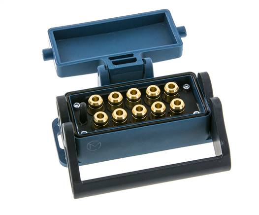 Douille multi-accouplement en laiton 10x6 mm Raccords à enfoncer Protection contre le déverrouillage