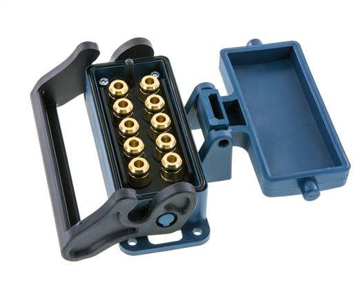 Douille multi-accouplement en laiton 10x6 mm Raccords à enfoncer Protection contre le déverrouillage