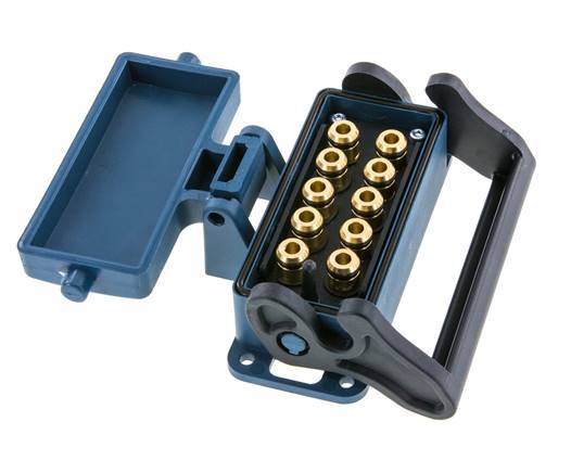 Douille multi-accouplement en laiton 10x6 mm Raccords à enfoncer Protection contre le déverrouillage