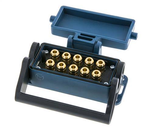 Douille multi-accouplement en laiton 10x6 mm Raccords à enfoncer Protection contre le déverrouillage