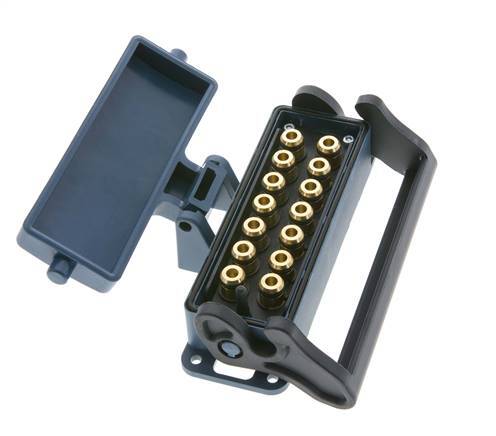 Douille multi-accouplement en laiton 14x6 mm Raccords à enfoncer Protection contre le déverrouillage