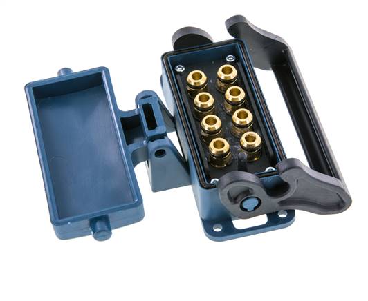 Douille multi-accouplement en laiton 8x8 mm Connexions Push-in Protection contre le déverrouillage