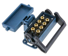 Douille multi-accouplement en laiton 8x8 mm Connexions Push-in Protection contre le déverrouillage